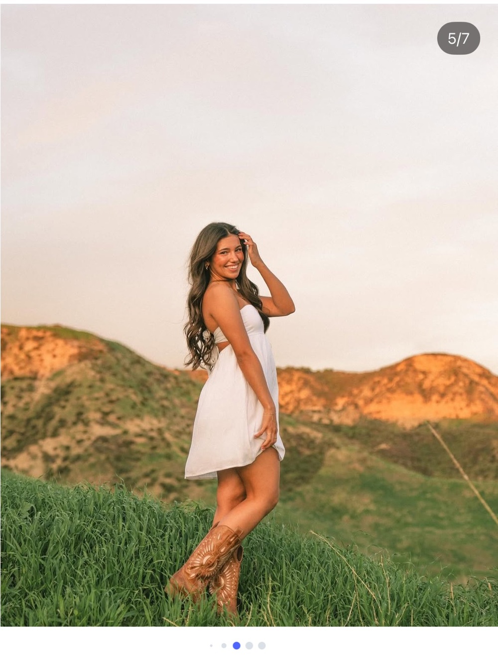 La Hearts White Strapless Mini Dress